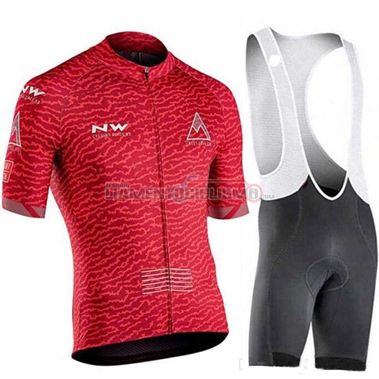 Abbigliamento Ciclismo Northwave Manica Corta 2019 Rosso