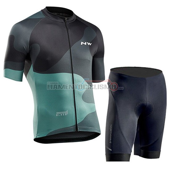 Abbigliamento Ciclismo Northwave Manica Corta 2019 Verde