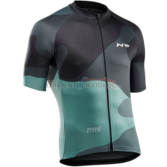 Abbigliamento Ciclismo Northwave Manica Corta 2019 Verde
