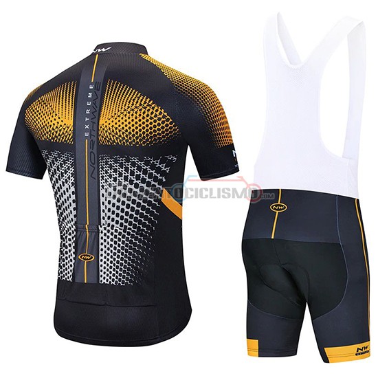 Abbigliamento Ciclismo Northwave Manica Corta 2020 Arancione Nero