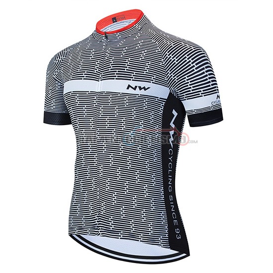 Abbigliamento Ciclismo Northwave Manica Corta 2020 Bianco Grigio