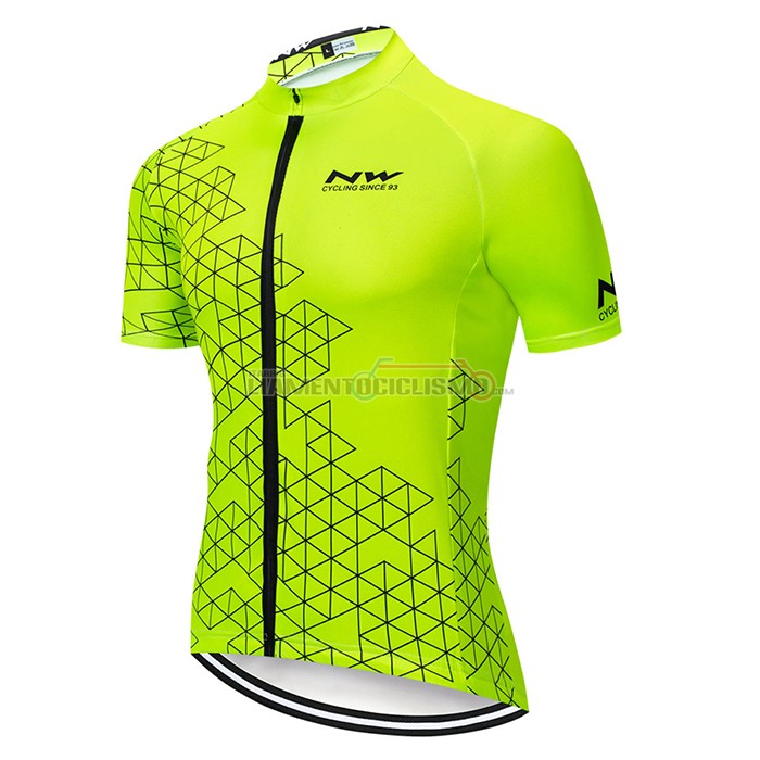 Abbigliamento Ciclismo Northwave Manica Corta 2020 Giallo