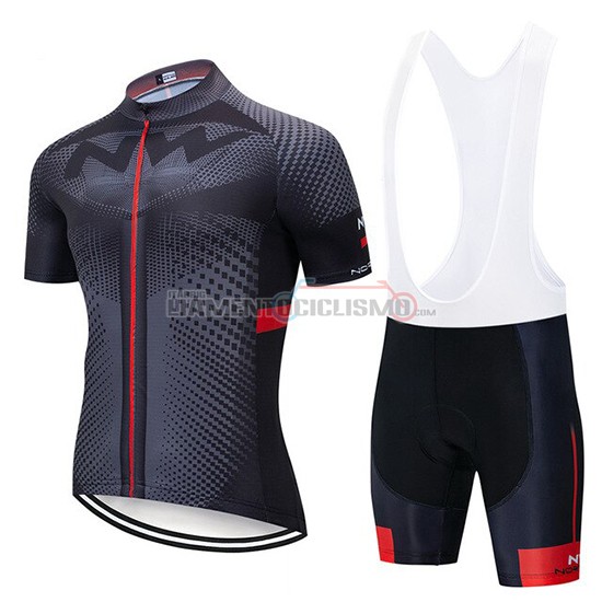 Abbigliamento Ciclismo Northwave Manica Corta 2020 Grigio Bianco