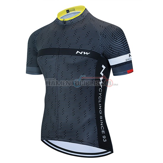 Abbigliamento Ciclismo Northwave Manica Corta 2020 Grigio Nero Bianco