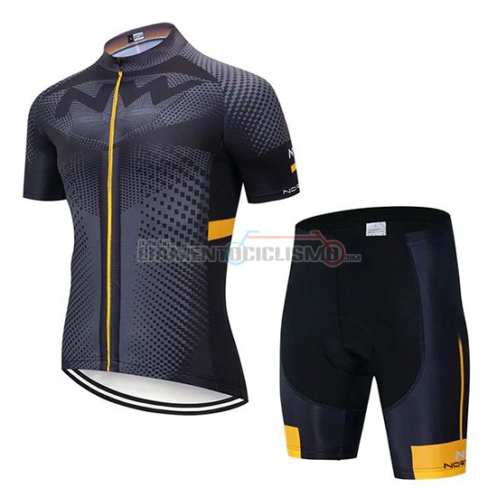 Abbigliamento Ciclismo Northwave Manica Corta 2020 Grigio Nero Giallo