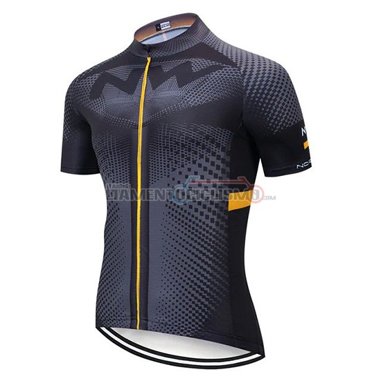 Abbigliamento Ciclismo Northwave Manica Corta 2020 Grigio Nero Giallo