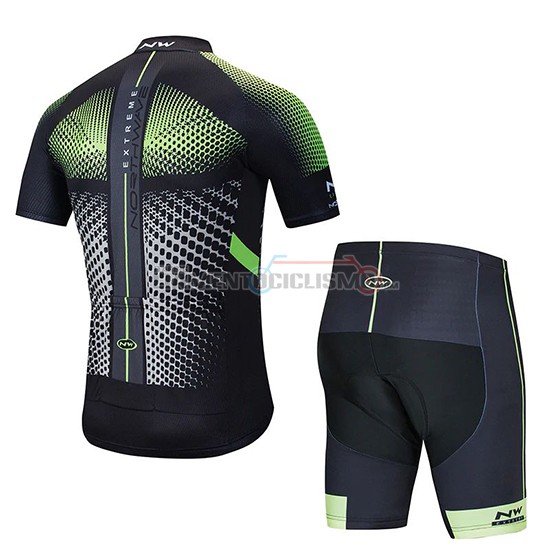 Abbigliamento Ciclismo Northwave Manica Corta 2020 Nero Bianco Verde