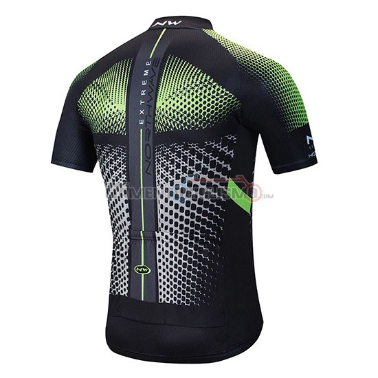 Abbigliamento Ciclismo Northwave Manica Corta 2020 Nero Bianco Verde