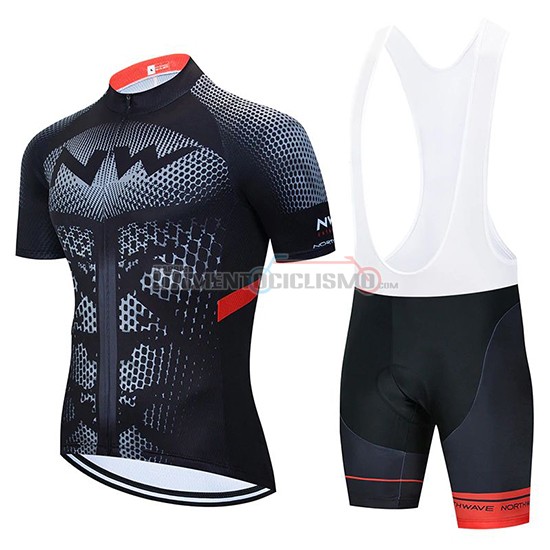 Abbigliamento Ciclismo Northwave Manica Corta 2020 Nero Giallo Rosso