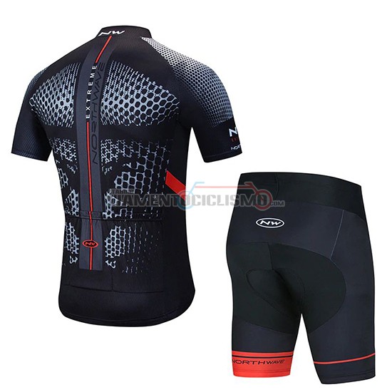 Abbigliamento Ciclismo Northwave Manica Corta 2020 Nero Giallo Rosso