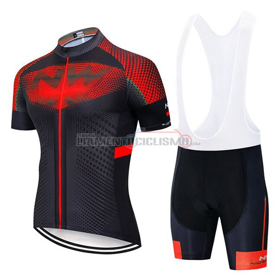 Abbigliamento Ciclismo Northwave Manica Corta 2020 Rosso Nero