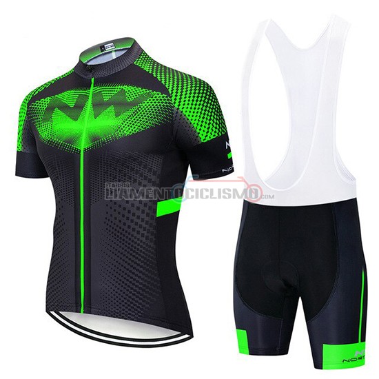 Abbigliamento Ciclismo Northwave Manica Corta 2020 Verde Nero