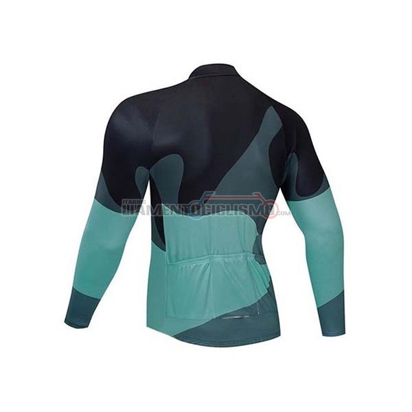 Abbigliamento Ciclismo Northwave Manica Lunga 2020 Nero Grigio Verde