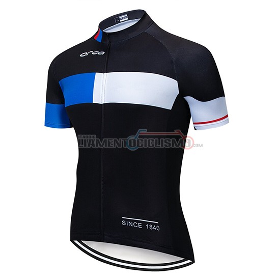 Abbigliamento Ciclismo Orbea Manica Corta 2019 Nero Blu Bianco