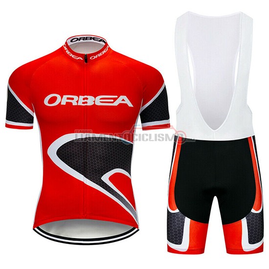 Abbigliamento Ciclismo Orbea Manica Corta 2019 Rosso Nero