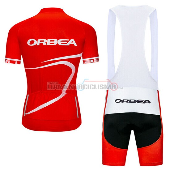 Abbigliamento Ciclismo Orbea Manica Corta 2019 Rosso Nero