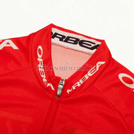 Abbigliamento Ciclismo Orbea Manica Corta 2019 Rosso Nero