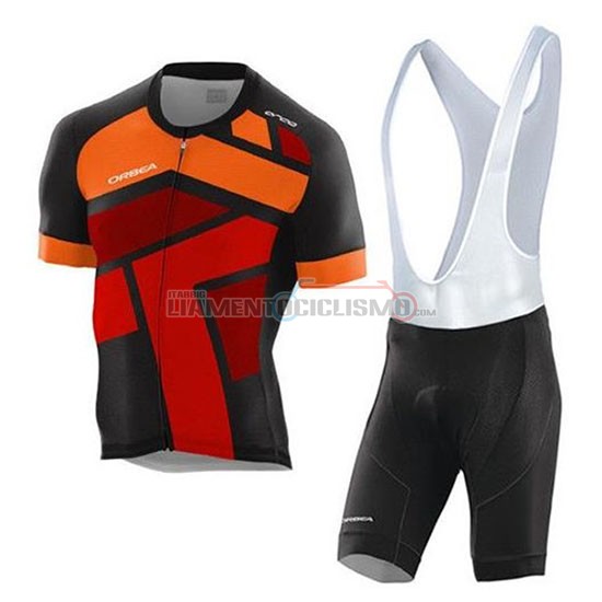 Abbigliamento Ciclismo Orbea Manica Corta 2020 Nero Arancione Rosso