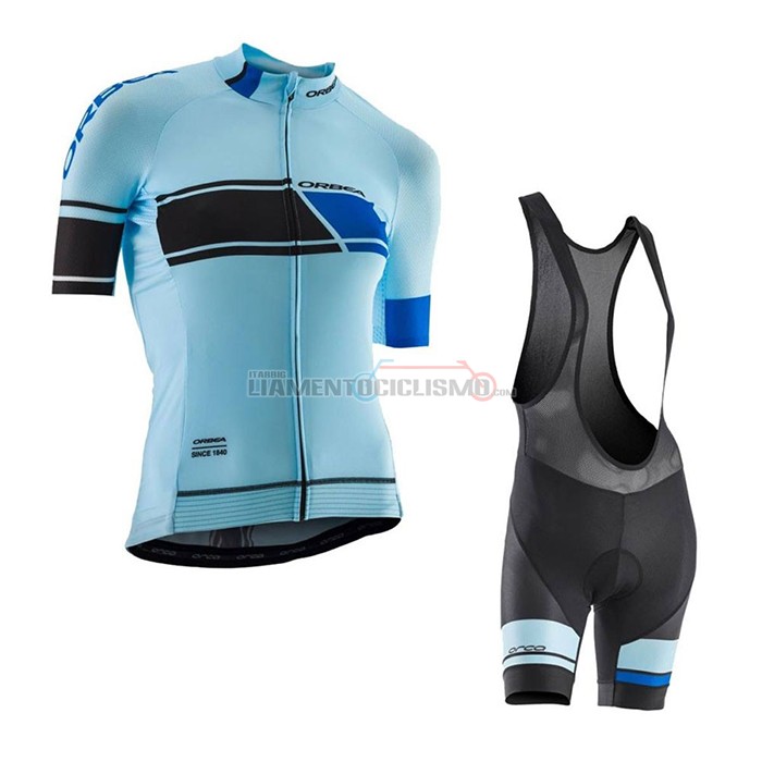 Abbigliamento Ciclismo Orbea Manica Corta 2021 Azzurro