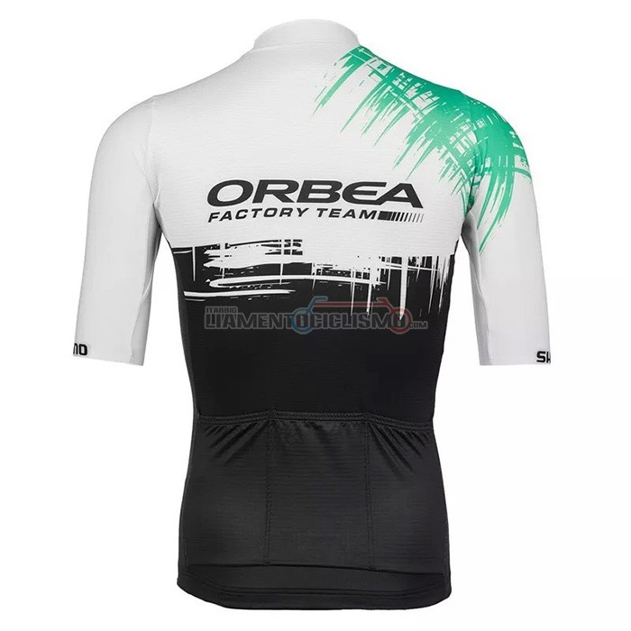 Abbigliamento Ciclismo Orbea Manica Corta 2021 Bianco Nero