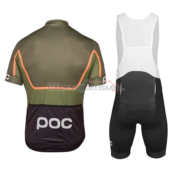 Abbigliamento Ciclismo POC Essential Road Block Manica Corta 2018 Camuffamento