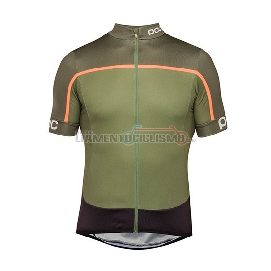 Abbigliamento Ciclismo POC Essential Road Block Manica Corta 2018 Camuffamento