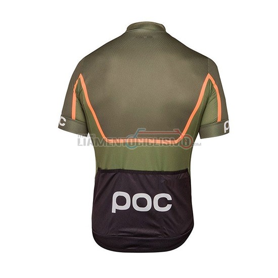 Abbigliamento Ciclismo POC Essential Road Block Manica Corta 2018 Camuffamento