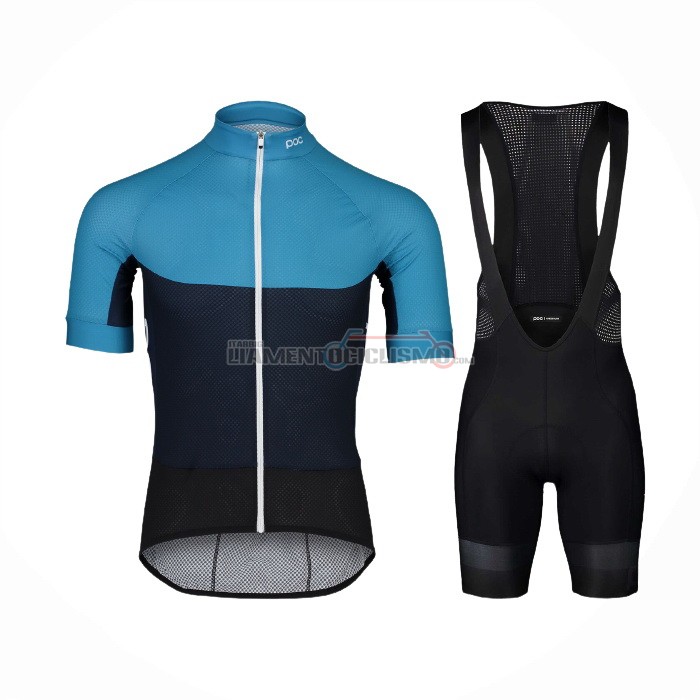 Abbigliamento Ciclismo POC Manica Corta 2021 Blu