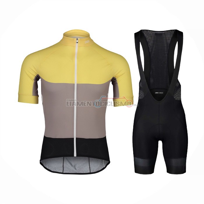 Abbigliamento Ciclismo POC Manica Corta 2021 Giallo