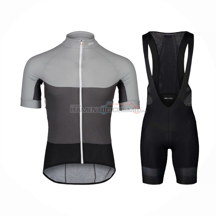 Abbigliamento Ciclismo POC Manica Corta 2021 Grigio