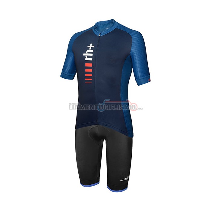 Abbigliamento Ciclismo RH+ Manica Corta 2021 Blu