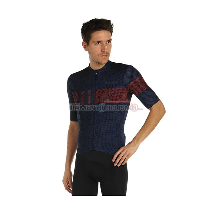 Abbigliamento Ciclismo RH+ Manica Corta 2021 Blu Rosso