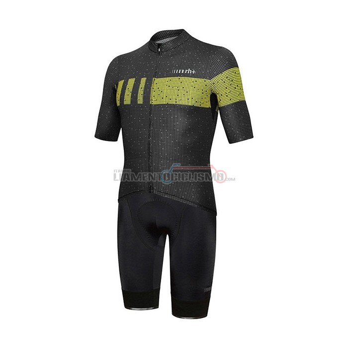 Abbigliamento Ciclismo RH+ Manica Corta 2021 Nero Giallo