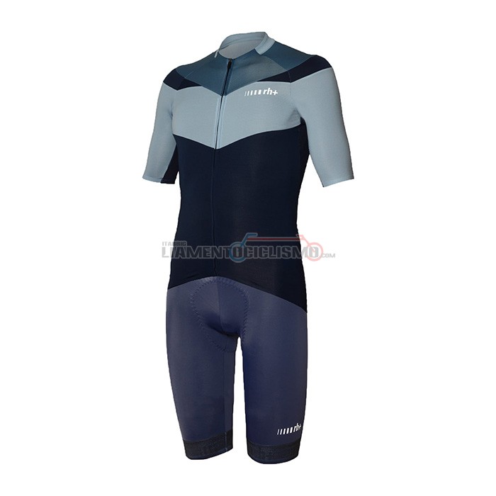 Abbigliamento Ciclismo RH+ Manica Corta 2022 Nero Grigio