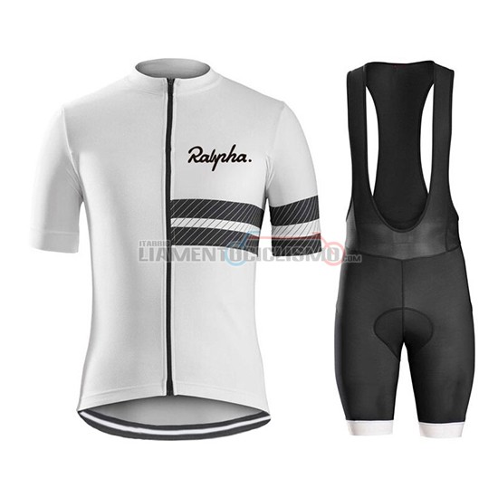 Abbigliamento Ciclismo Ralph Manica Corta 2019 Bianco Nero