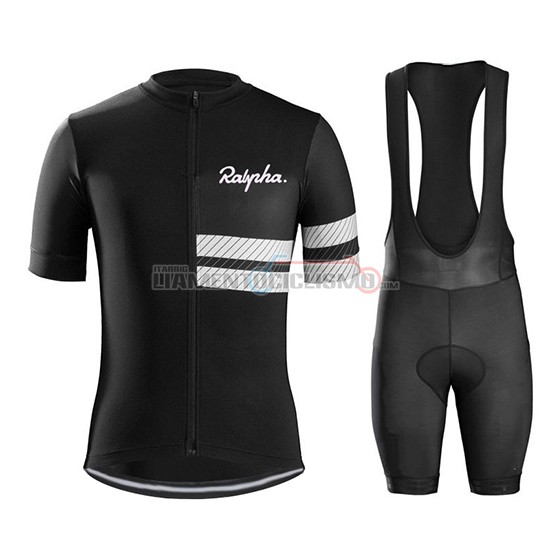 Abbigliamento Ciclismo Ralph Manica Corta 2019 Nero Bianco