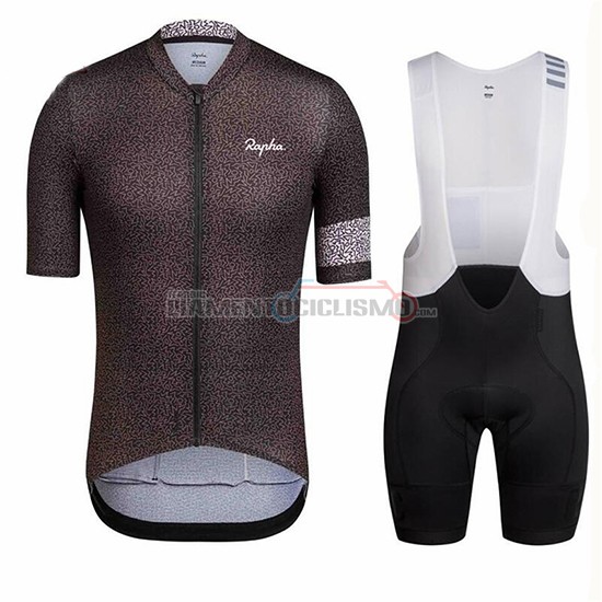 Abbigliamento Ciclis Rapha Manica Corta 2018 Grigio Scuro