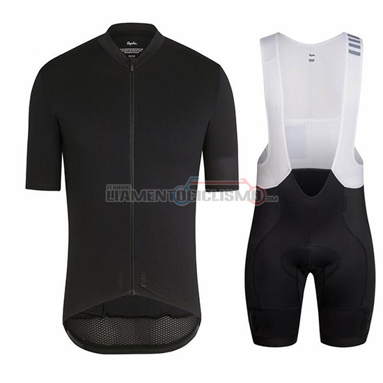 Abbigliamento Ciclis Rapha Manica Corta 2018 Nero