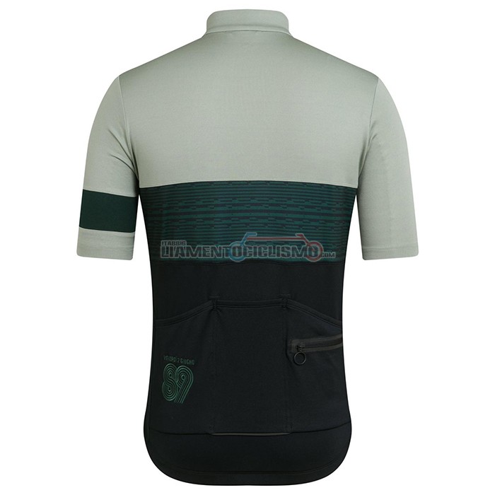 Abbigliamento Ciclismo Rapha Manica Corta 2021 Chiaro Verde