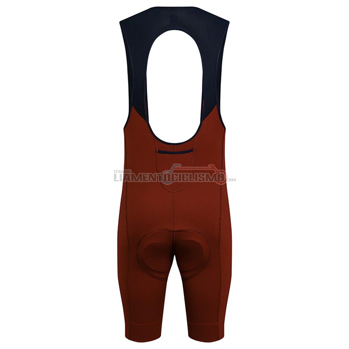 Abbigliamento Ciclismo Rapha Manica Corta 2021 Marrone Arancione
