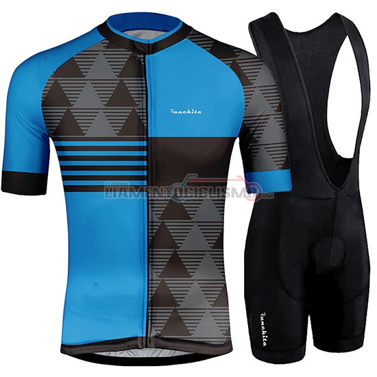 Abbigliamento Ciclismo Runchita Manica Corta 2019 Blu Nero