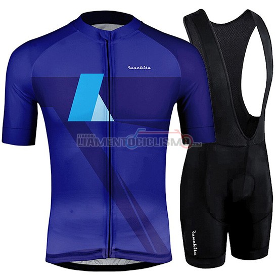 Abbigliamento Ciclismo Runchita Manica Corta 2019 Celeste Blu