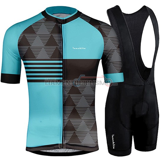 Abbigliamento Ciclismo Runchita Manica Corta 2019 Celeste Grigio