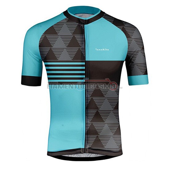 Abbigliamento Ciclismo Runchita Manica Corta 2019 Celeste Grigio