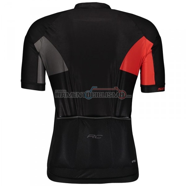 Abbigliamento Ciclismo Castelli Manica Corta 2018 Nero Grigio Rosso