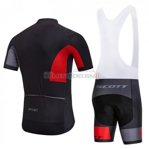 Abbigliamento Ciclismo Castelli Manica Corta 2018 Nero Grigio Rosso