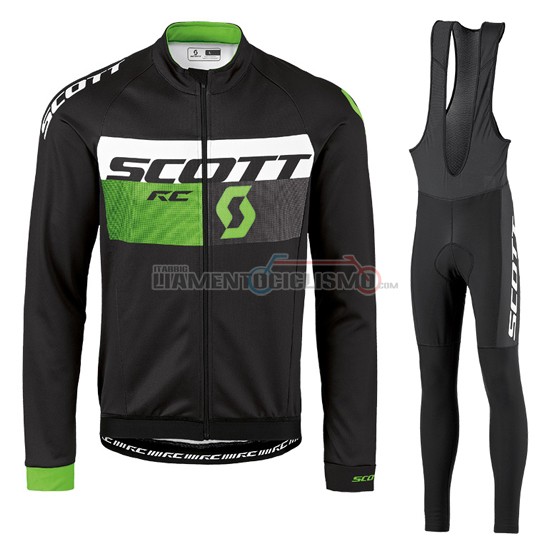 Abbigliamento Ciclismo Scott ML 2016 verde e nero