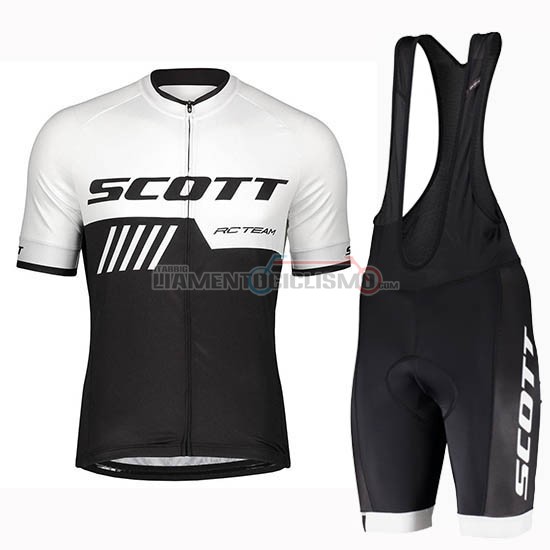 Abbigliamento Ciclismo Scott Manica Corta 2019 Nero Bianco