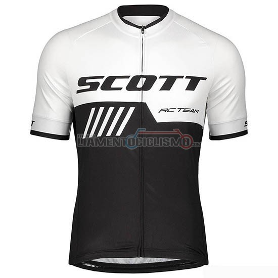Abbigliamento Ciclismo Scott Manica Corta 2019 Nero Bianco