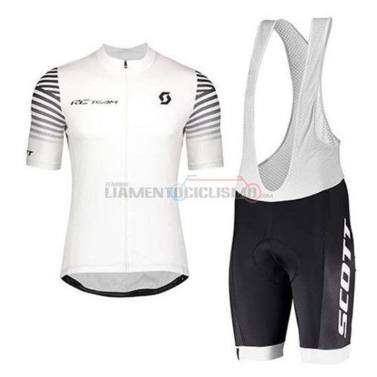 Abbigliamento Ciclismo Scott Manica Corta 2020 Bianco